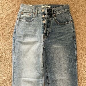 PacSun Two-Toned High-waisted Straight Jeans